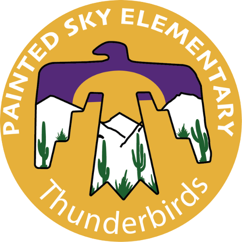 Painted Sky Elementary School Logo